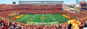 Minnesota Golden Gophers NCAA Stadium Panoramics Center View Sports Panoramic Puzzle By MasterPieces