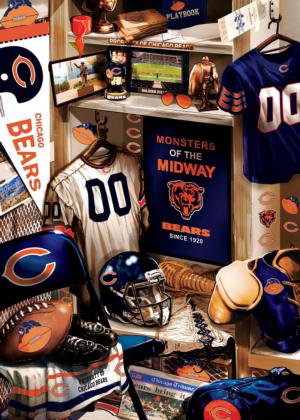 Chicago Bears NFL Locker Room  Sports Jigsaw Puzzle By MasterPieces