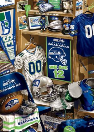 Seattle Seahawks NFL Locker Room Sports Jigsaw Puzzle By MasterPieces