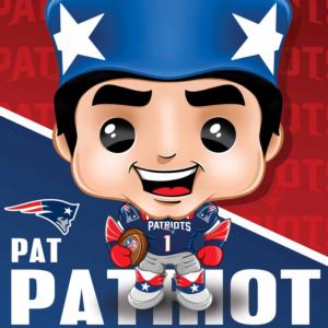 New England Patriots NFL Mascot  Sports Children's Puzzles By MasterPieces