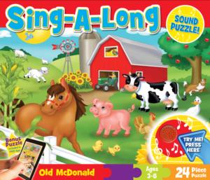 Old McDonald Farm Animal Children's Puzzles By MasterPieces