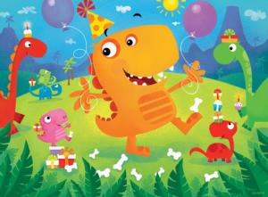 Dino Party Dinosaurs Children's Puzzles By MasterPieces