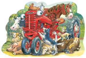 Masterpieces Tractor Town 36Piece Shaped Floor Jigsaw Puzzle 