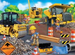 Parking Lot Construction Children's Puzzles By MasterPieces