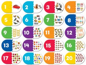 Numbers Matching Educational Children's Puzzles By MasterPieces