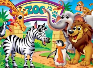 Zoo Animals Animals Children's Puzzles By MasterPieces