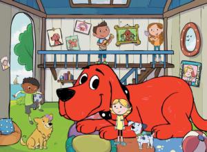 Clifford Doghouse Cartoons Children's Puzzles By MasterPieces