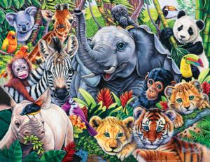 Safari Friends Animals Children's Puzzles By MasterPieces