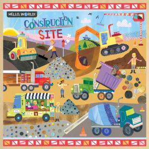 Hello, World! - Construction Site Children's Cartoon Children's Puzzles By MasterPieces