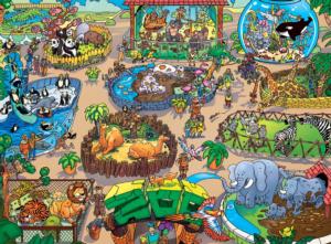 101 Things to Spot - At the Zoo Animals Jigsaw Puzzle By MasterPieces