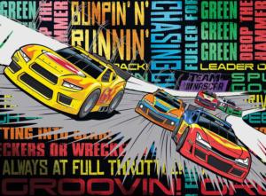 NASCAR Highspeed Hijinx Vehicles Children's Puzzles By MasterPieces