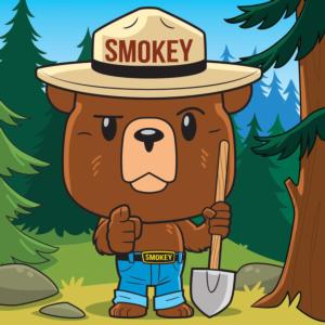 Smokey Bear Pop Culture Cartoon Children's Puzzles By MasterPieces