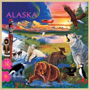Alaska Wildlife Educational Children's Puzzles By MasterPieces