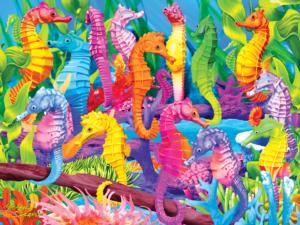 Singing Seahorses Sea Life Large Piece By MasterPieces