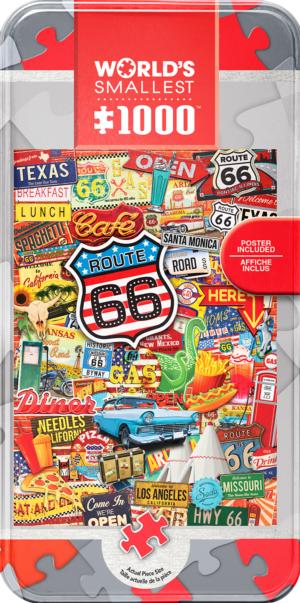 Route 66 (Mini) Collage Tin Packaging By MasterPieces