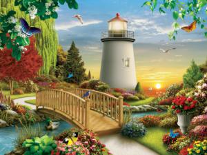 Dawn of Light Lighthouse Jigsaw Puzzle By MasterPieces