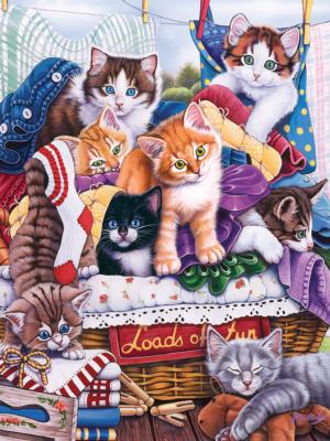Loads of Fun Cats Large Piece By MasterPieces