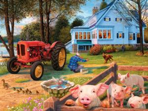 Welcome Home Pig Jigsaw Puzzle By MasterPieces