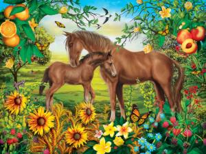 Green Acres Horses Children's Puzzles By MasterPieces