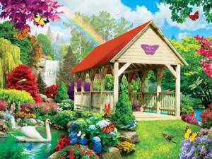 Welcome to Heaven Flower & Garden Large Piece By MasterPieces