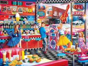 Good Times Diner Nostalgic & Retro Jigsaw Puzzle By MasterPieces