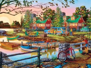 Away From it All Cabin & Cottage Jigsaw Puzzle By MasterPieces