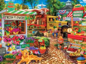 Sale on the Square Food and Drink Jigsaw Puzzle By MasterPieces