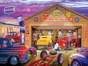 Old Timer's Hot Rods Nostalgic / Retro Jigsaw Puzzle By MasterPieces