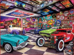 Collector's Garage - Scratch and Dent Cars Jigsaw Puzzle By MasterPieces