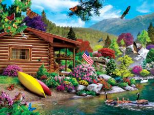 Free to Fly Cottage / Cabin Jigsaw Puzzle By MasterPieces