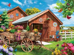Flying to Flower Farm Flowers Jigsaw Puzzle By MasterPieces