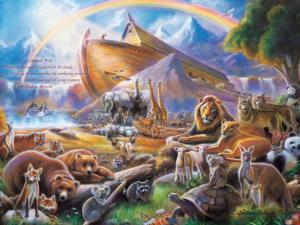 Noah's Ark - Scratch and Dent Religious Jigsaw Puzzle By MasterPieces