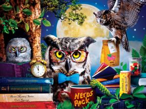 Night Owls Study Group Books & Reading Large Piece By MasterPieces