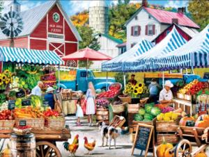 Old Mill Farm Stand Fruit & Vegetable Jigsaw Puzzle By MasterPieces