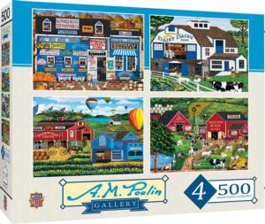 A. M. Poulin - 4-Pack - Scratch and Dent Farm Multi-Pack By MasterPieces