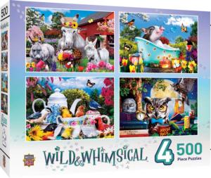 Wild & Whimsical - 4-Pack - Scratch and Dent Flower & Garden Multi-Pack By MasterPieces