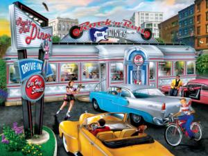 Rock & Rolla Diner Nostalgic & Retro Jigsaw Puzzle By MasterPieces