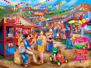 Day at the Fairgrounds Carnival & Circus Family Pieces By MasterPieces