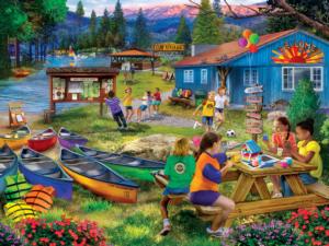 Camp Wiwango - Scratch and Dent Cabin & Cottage Large Piece By MasterPieces