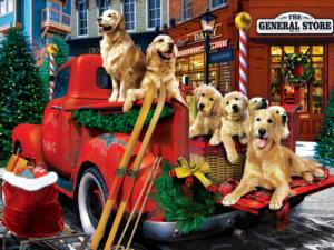 Holiday - Guarding the Presents Christmas Jigsaw Puzzle By MasterPieces