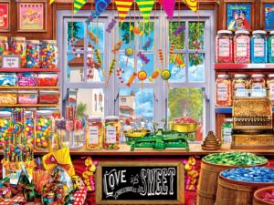 Sweet Candy House Puzzle 1000 Pieces Jigsaw Puzzles Adults Kids Educational Toys 