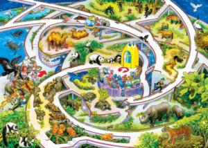 Endangered Species Animals Maze Puzzle By MasterPieces