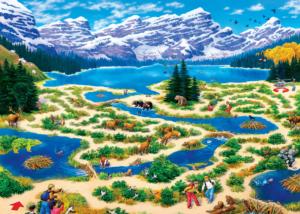 Rocky Mountain High Mountains Maze Puzzle By MasterPieces