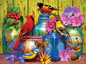 Feathered Reflections Birds Jigsaw Puzzle By MasterPieces