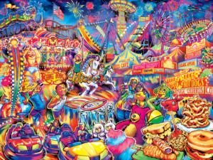 Greetings From The State Fairgrounds Carnival & Circus Jigsaw Puzzle By MasterPieces