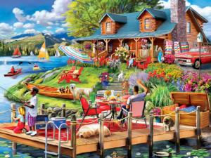 The Secluded Cabin Cabin & Cottage Jigsaw Puzzle By MasterPieces