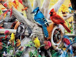 Audubon Backyard Birds Birds Large Piece By MasterPieces