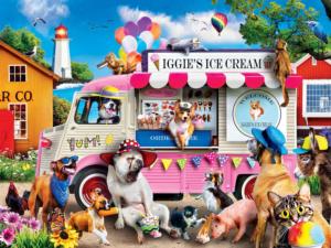 Wild & Whimsical - Iggy's Ice Cream Animals Large Piece By MasterPieces