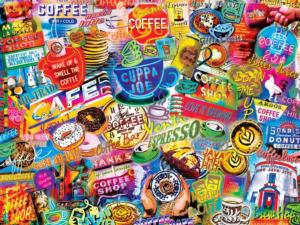 Good Eats - Coffee Klatch  Collage Jigsaw Puzzle By MasterPieces