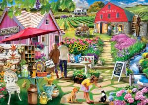 Stone Mill Vineyards Landscape Jigsaw Puzzle By MasterPieces